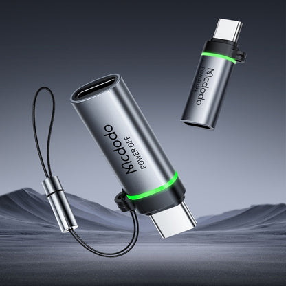 Adapter za podatke i punjenje Lightning - USB-C McDodo OT-6010 Power Off, Crni