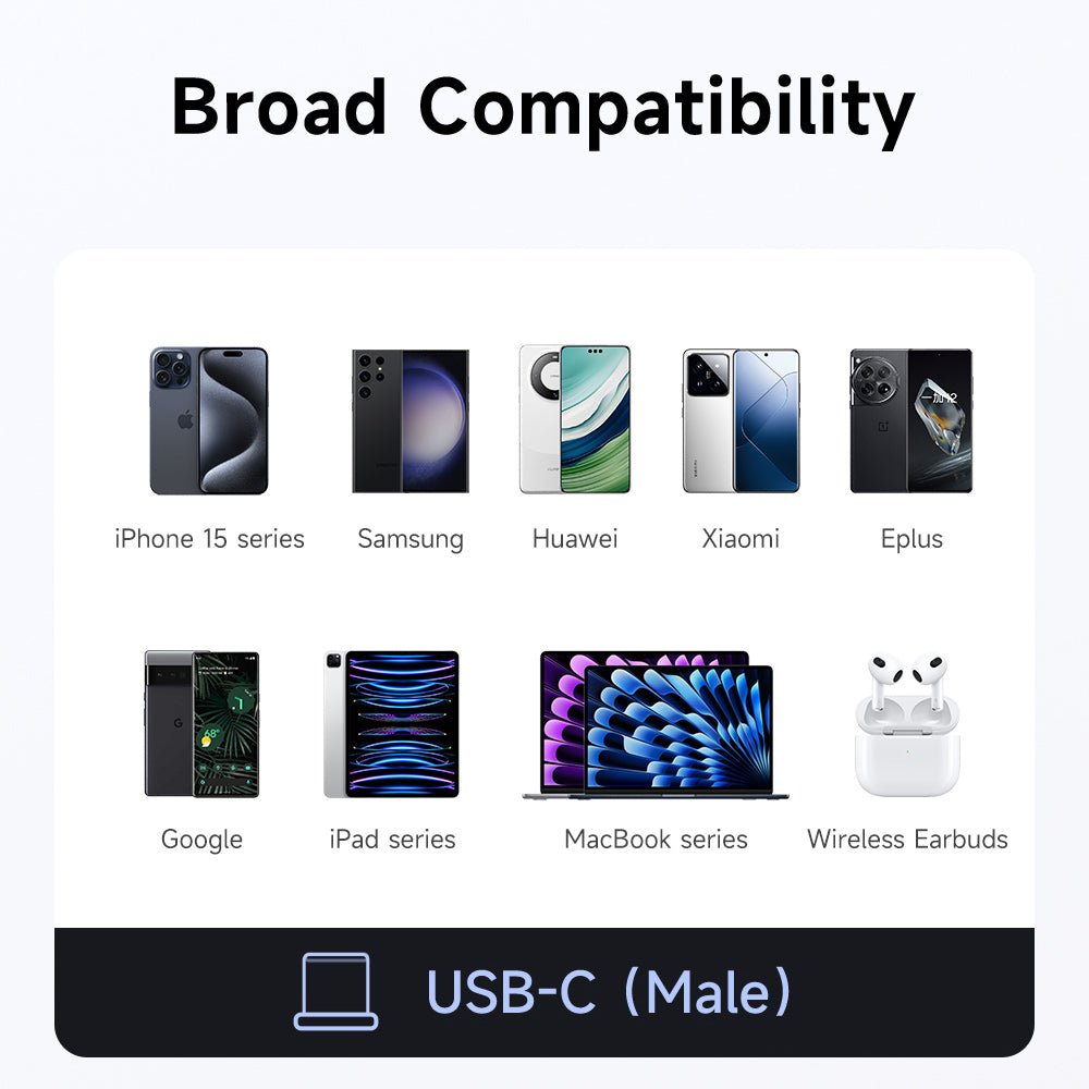 Adapter za podatke i punjenje Lightning - USB-C McDodo OT-6010 Power Off, Crni