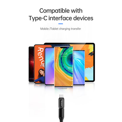 Adapter za podatke i punjenje Lightning - USB-C McDodo OT-7700, Crni