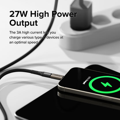 Adapter za podatke i punjenje Lightning - USB-C Ringke, Smeđi, Set 2 komada