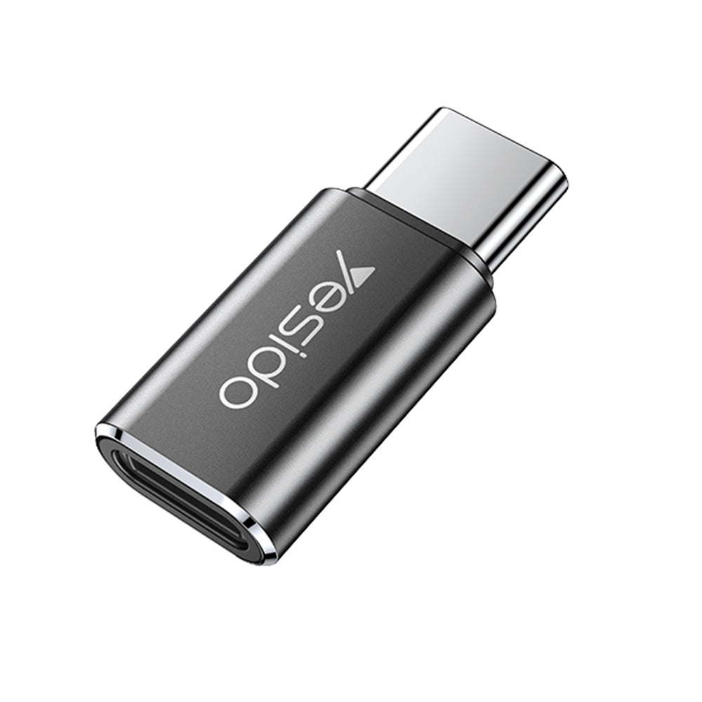 Adapter za podatke i punjenje Lightning - USB-C Yesido GS22, Sivi