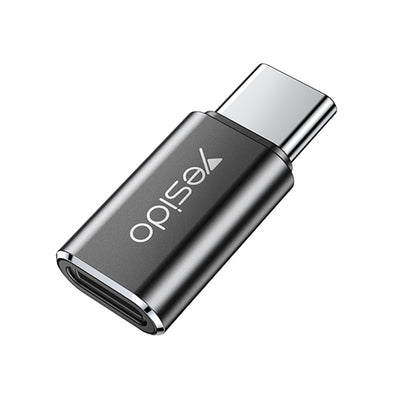 Adapter za podatke i punjenje Lightning - USB-C Yesido GS22, Sivi