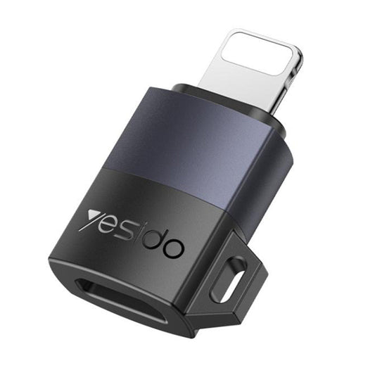Adaptor za podatke i punjenje microUSB - Lightning Yesido GS30, Sivi