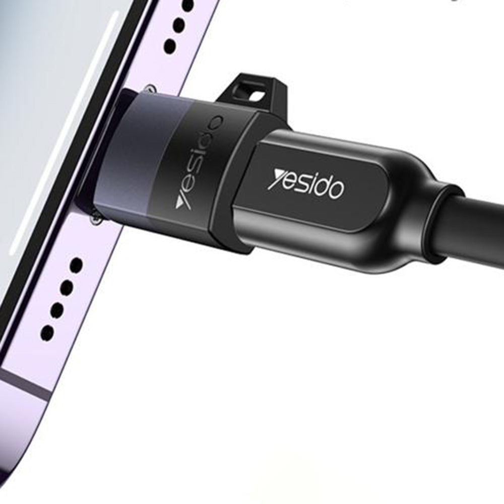 Adaptor za podatke i punjenje microUSB - Lightning Yesido GS30, Sivi