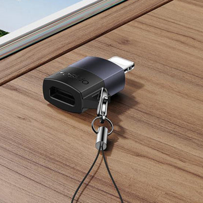 Adaptor za podatke i punjenje microUSB - Lightning Yesido GS30, Sivi