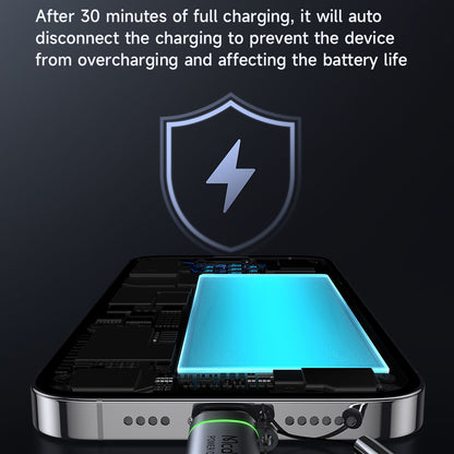 Adapter za podatke i punjenje USB-C - Lightning McDodo OT-2590 Power Off, Crni