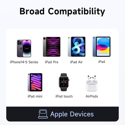 Adapter za podatke i punjenje USB-C - Lightning McDodo OT-2590 Power Off, Crni