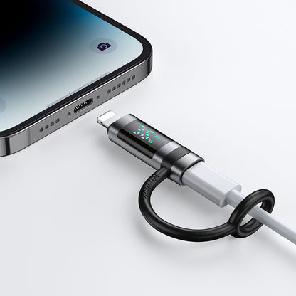 Adapter za podatke i punjenje USB-C - Lightning McDodo OT-2610 Pigeon Display, Crni