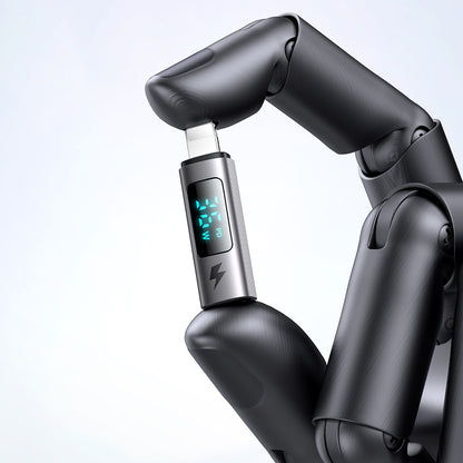 Adapter za podatke i punjenje USB-C - Lightning McDodo OT-6100 Wales Display, Crni