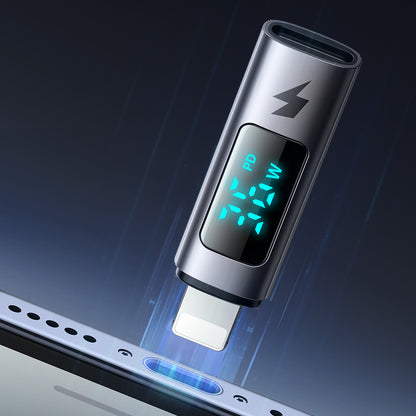 Adapter za podatke i punjenje USB-C - Lightning McDodo OT-6100 Wales Display, Crni