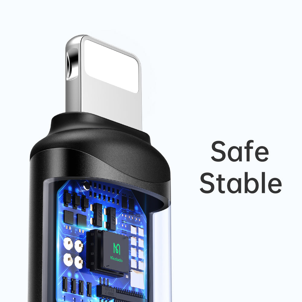 Adapter za podatke i punjenje USB-C - Lightning McDodo OT-7680, Crni