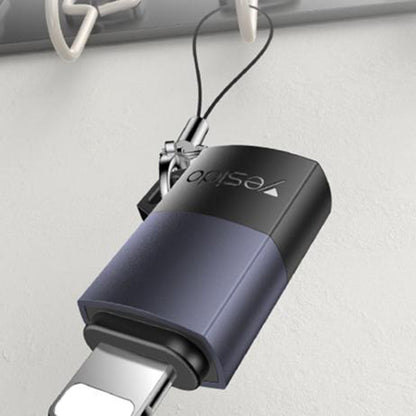 Adapter za podatke i punjenje USB-C - Lightning Yesido GS27, Sivi