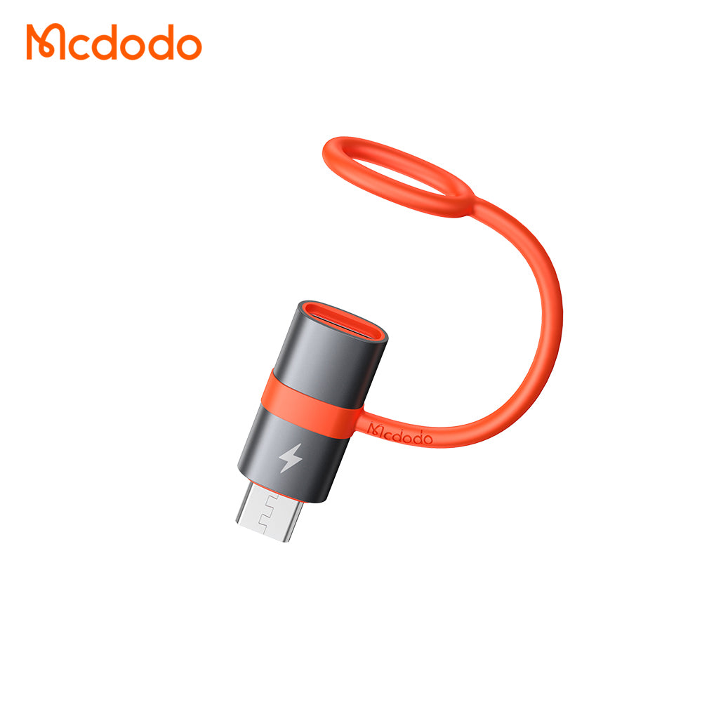 Adapter za podatke i punjenje USB-C - microUSB McDodo OT-3820, Sivi