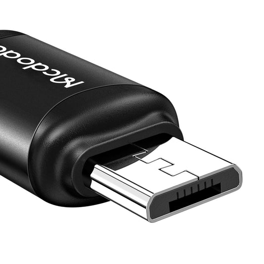 Adapter za podatke i punjenje USB-C - microUSB McDodo OT-7690, Crni