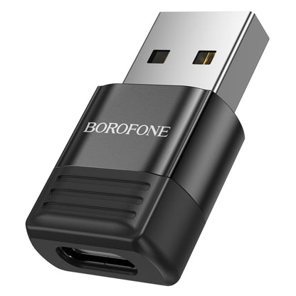 Adapter za podatke i punjenje USB-C - USB-A Borofone BV18, Crni
