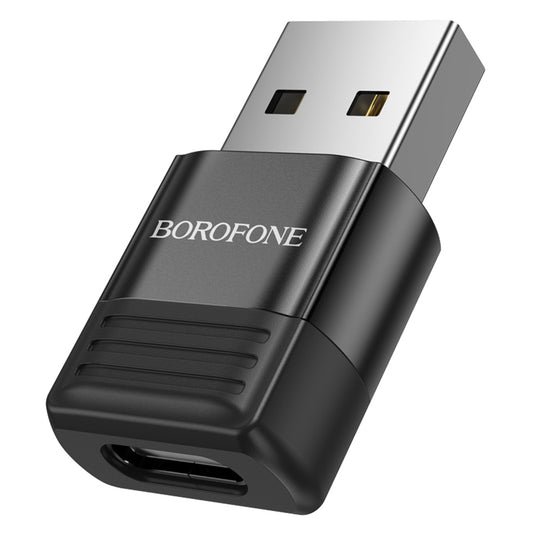 Adapter za podatke i punjenje USB-C - USB-A Borofone BV18, Crni