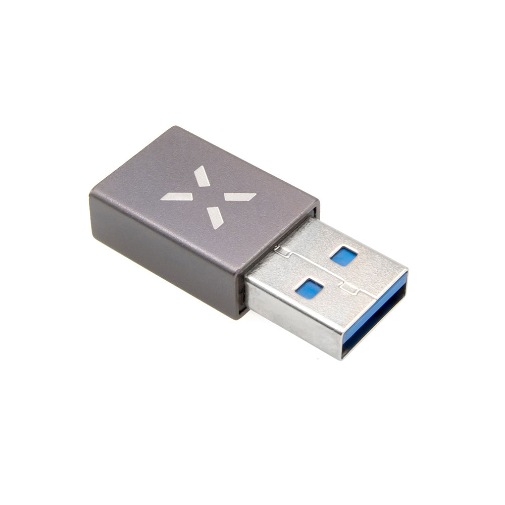 Adapter za podatke i punjenje USB-C - USB-A Fixed, Sivi