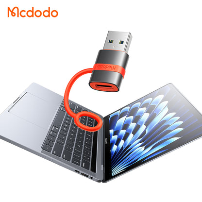 Adapter za podatke i punjenje USB-C - USB-A McDodo OT-3800, Sivi