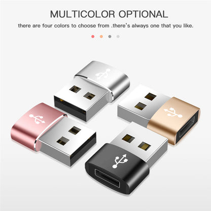 Adapter za podatke i punjenje USB-C - USB-A Techsuit, Crni