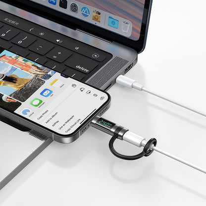 Adapter za podatke i punjenje USB-C - USB-C McDodo OT-2620 Pigeon Display, Crni