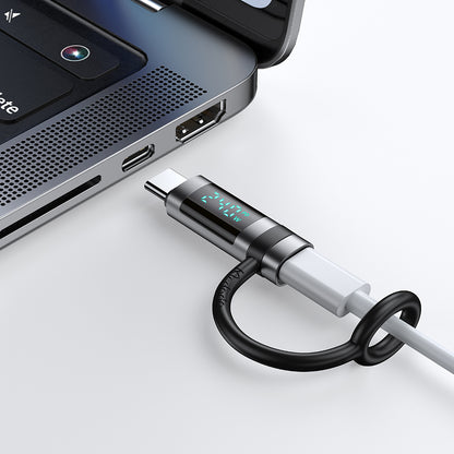 Adapter za podatke i punjenje USB-C - USB-C McDodo OT-2620 Pigeon Display, Crni