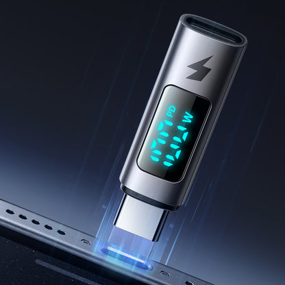 Adapter za podatke i punjenje USB-C - USB-C McDodo OT-6090 Wales Display, Crni