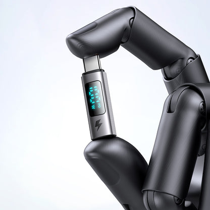 Adapter za podatke i punjenje USB-C - USB-C McDodo OT-6090 Wales Display, Crni