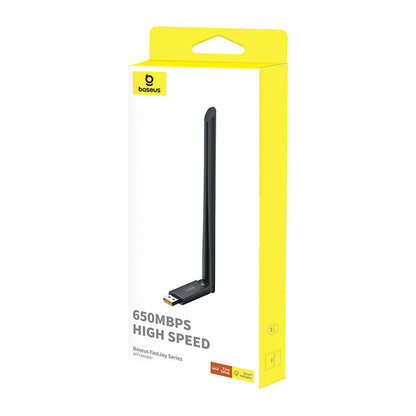 Bežični adapter Baseus FastJoy, Dual Band, 650Mbps, crni B01317600111-02