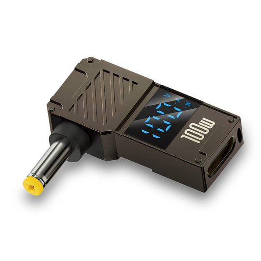 Adapter za punjenje Techsuit LaptopPlugX A22, DC - USB-C, Sivi