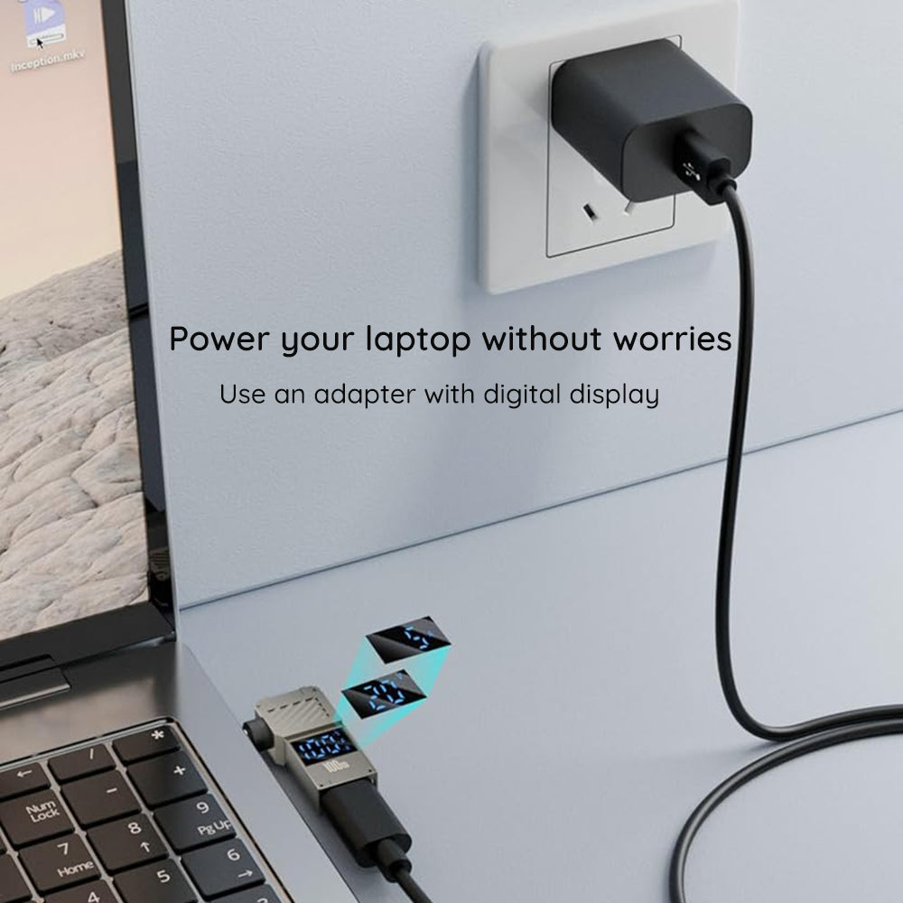 Adapter za punjenje Techsuit LaptopPlugX A22, DC - USB-C, Sivi