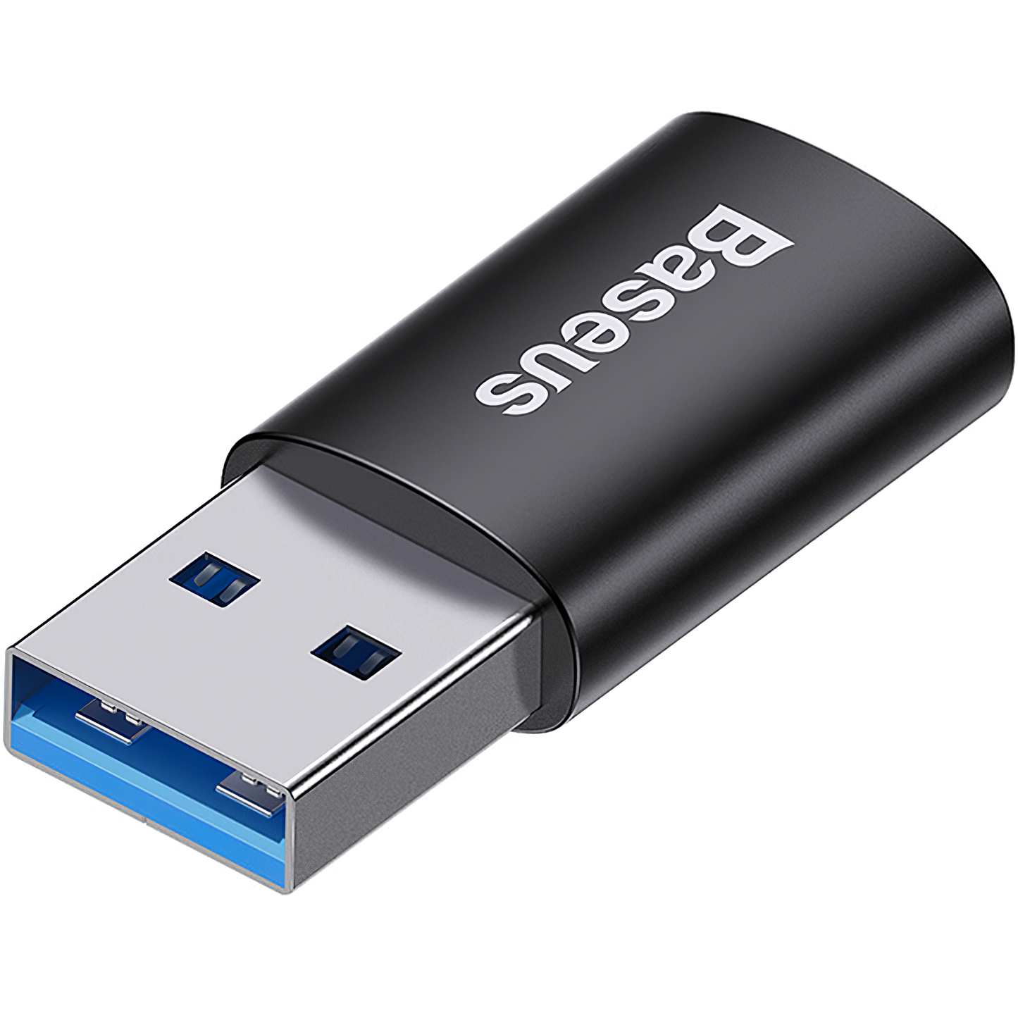Adapter za prijenos podataka i punjenje USB-C - USB-A Baseus Ingenuity, Crni ZJJQ000101