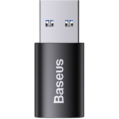 Adapter za prijenos podataka i punjenje USB-C - USB-A Baseus Ingenuity, Crni ZJJQ000101