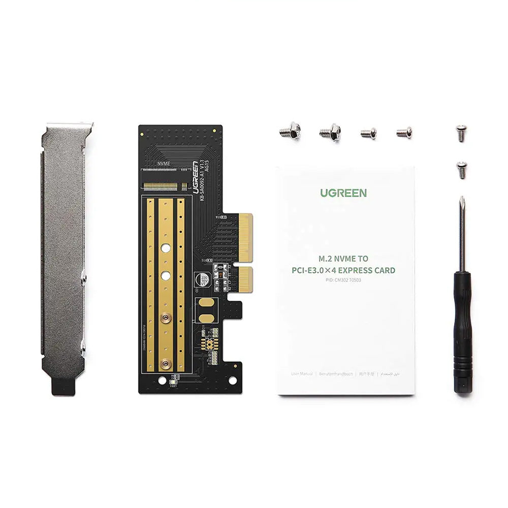Adapter sučelja SSD UGREEN CM302 (70503), NVMe M.2 - PCIe 3.0 X4