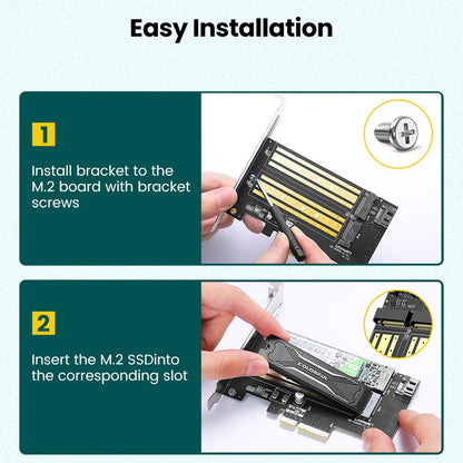 Adapter sučelja SSD UGREEN CM302 (70504), NVMe M.2 / SATA - PCIe 3.0 X4