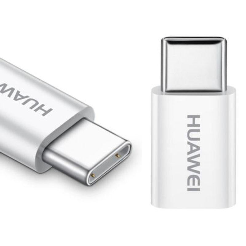 Adapter za Prijenos Podataka i Punjenje microUSB - USB-C Huawei AP52, Bijeli 4071259