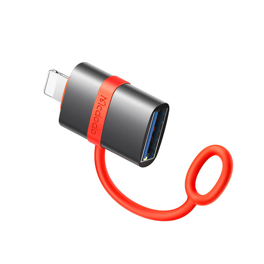 OTG adapter Lightning - USB-A McDodo OT-2600, Sivi