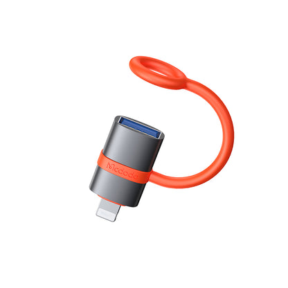 OTG adapter Lightning - USB-A McDodo OT-2600, Sivi