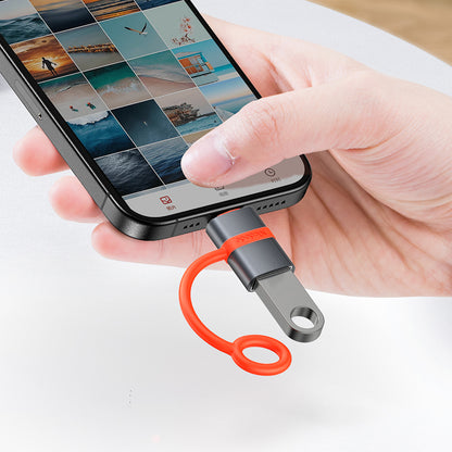 OTG adapter Lightning - USB-A McDodo OT-2600, Sivi