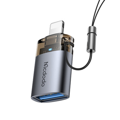 OTG adapter Lightning - USB-A McDodo OT-7390, Crni