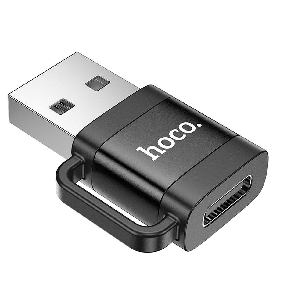 Adapter za podatke i punjenje USB-C - USB-A HOCO UA31D, Crni