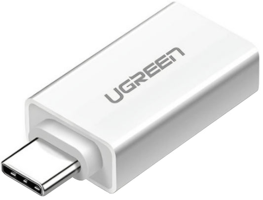 OTG adapter USB-C - USB-A UGREEN US173, Bijeli