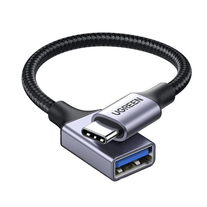 OTG USB-C - USB-A adapter UGREEN US378 (70889), Siva