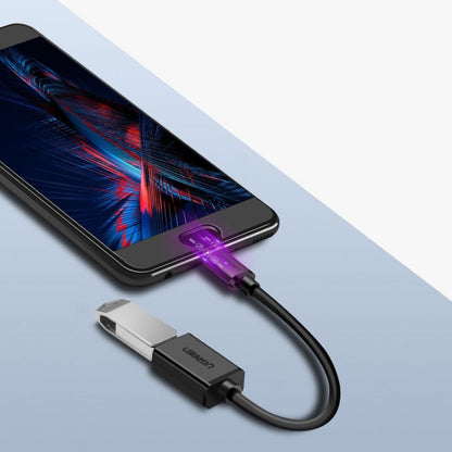 OTG adapter USB-C - USB-A UGREEN US154, Crni