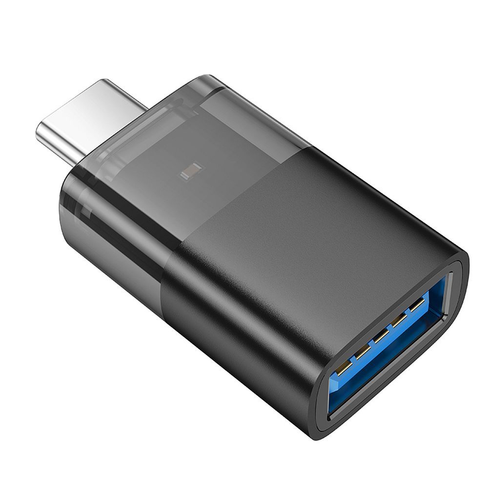 OTG adapter USB-C - USB-A HOCO UA36B, Crni