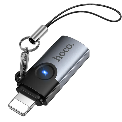 USB-C - Lightning HOCO UA46A adapter za prijenos podataka i punjenje, siva