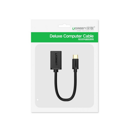 OTG adapter USB-C - USB-A UGREEN US154, Crni