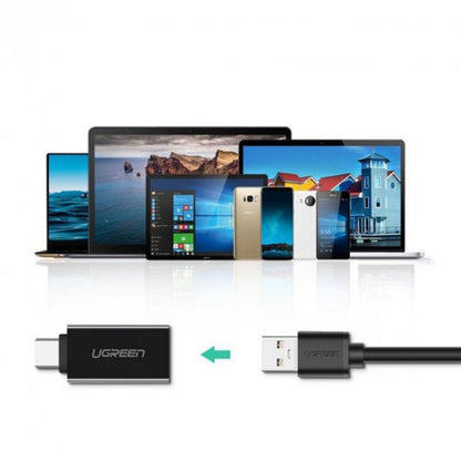 OTG adapter USB-C - USB-A UGREEN US173, Crni