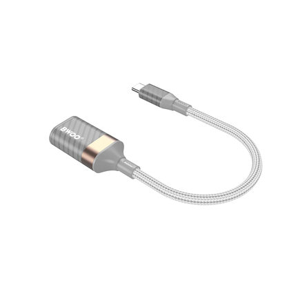 OTG adapter USB-C - USB-A BWOO BZ69, Sivi
