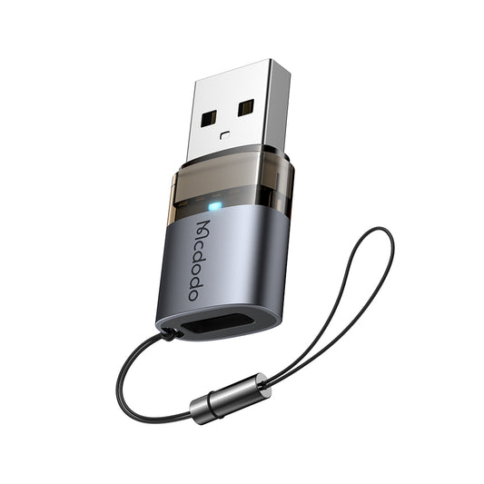 Adapter za podatke i punjenje USB-C - USB-A McDodo OT-7580, Crni