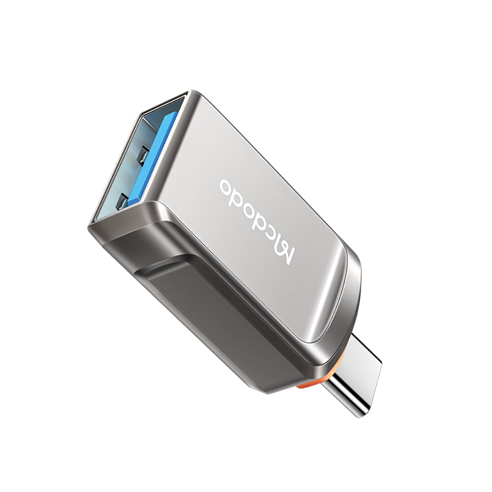 Adaptor OTG USB-C - USB-A McDodo OT-8730, Sivi